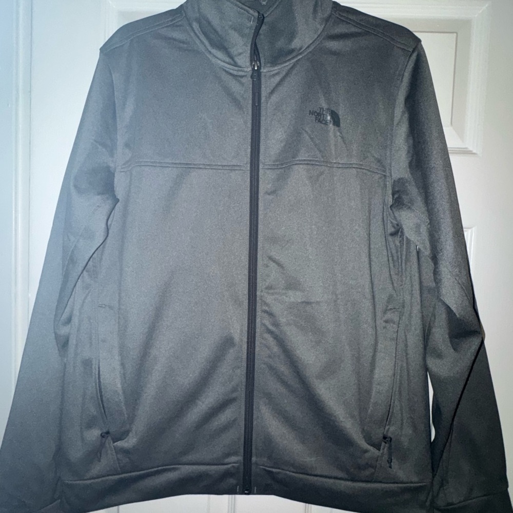 The North Face Gray Performance Jacket with Modern Athletic Cut